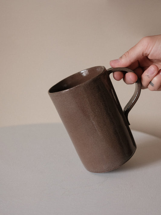 22 oz mug in toasted brown