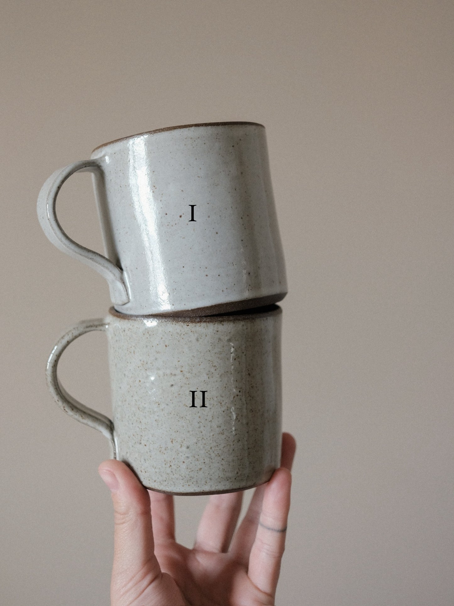 12 oz mug in weathered white