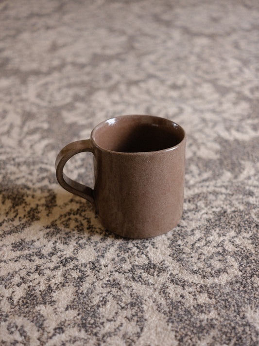12 oz mug in toasted brown